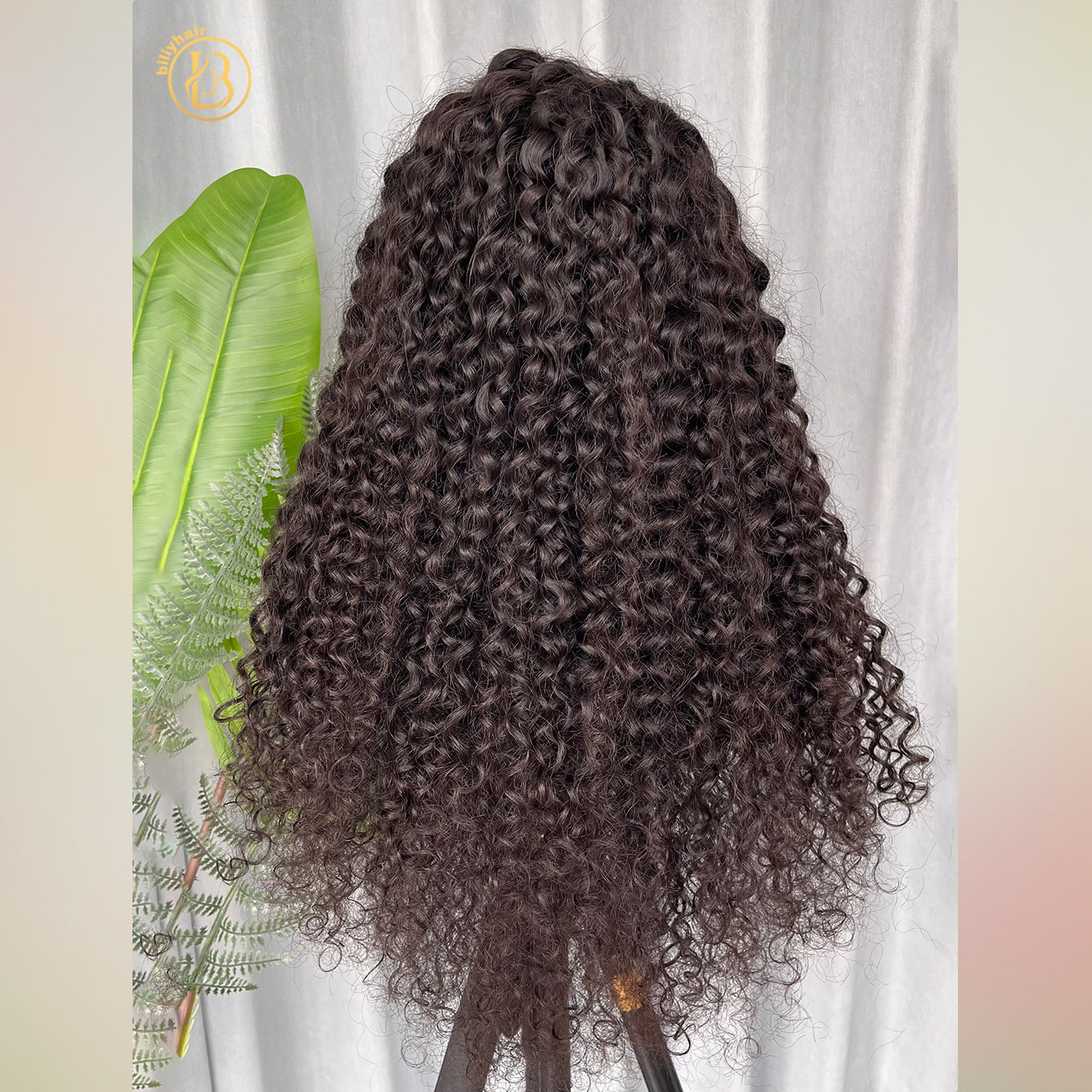 Mink Cambodian Hair 6x6 Frontal Curly  Wave 200% density Wig NO.2 texture