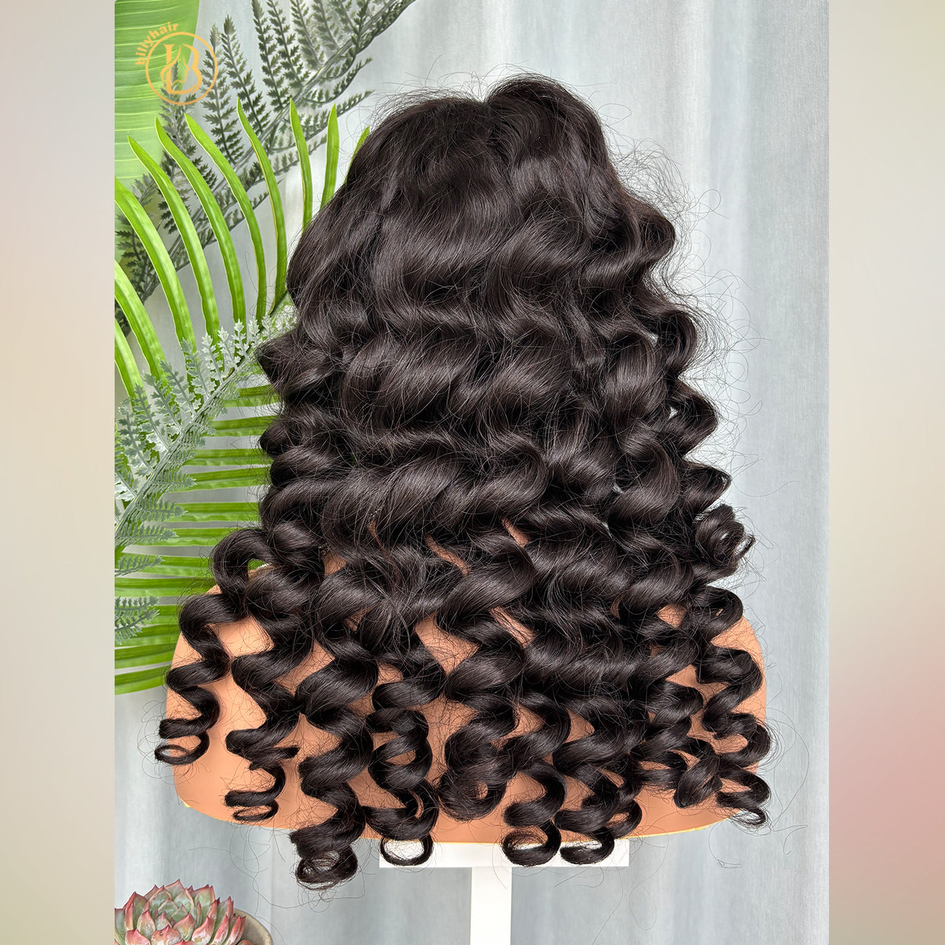 Mink Cambodian Hair 13x6 Frontal loose Wave 200% density Wig NO.2 texture