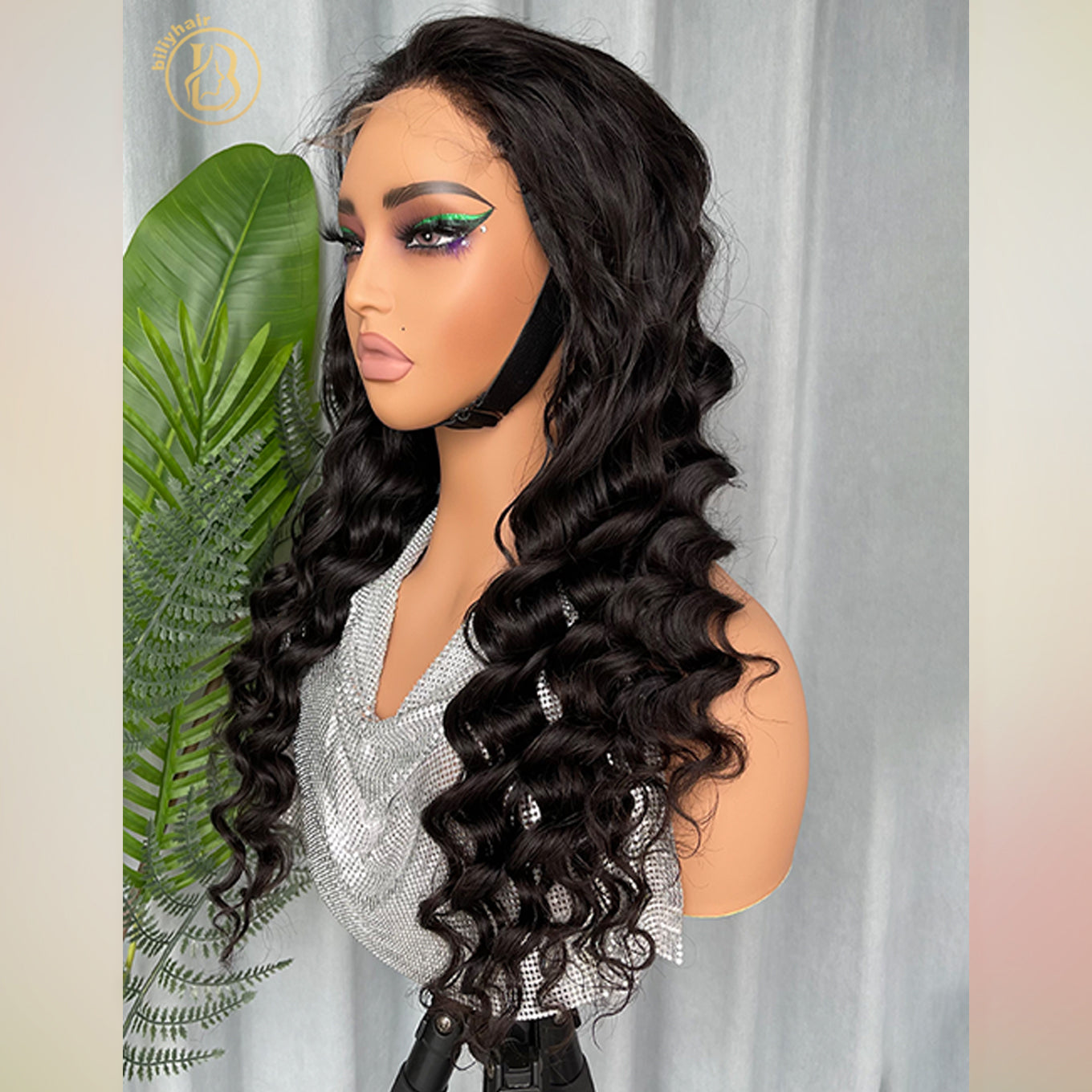 Mink Cambodian Hair 6x6 Frontal Loose Deep Wave 200% density Wig NO.2 texture